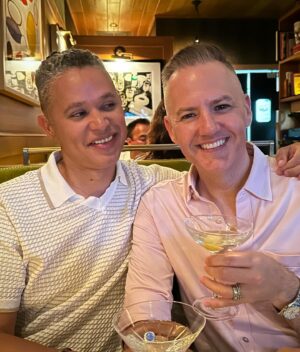 Ross Mathews Instagram - Perfect few desert days & nights back home. We are SO happy in New York, but our hearts will always be in our beloved #PalmSprings. 🥰🍸☀️🌵❤️ @drgarciamathews