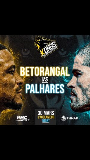 Rousimar Christian Palhares Instagram - CO-MAIN EVENT 👑

@beto.thebeeast 🆚 @toquinhomma 

KONGS FC  2️⃣

SAMEDI 30 MARS 2024 🗓️

** Niort, salle de l’Acclameur 📍**

** Réserves tes places sur kongs.fr 🎟️ **

** En direct sur @rmc_sport 🎥 **