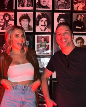 Roxy Striar Instagram - The end of an LA era for @kristianharloff ✌️ being by your side for a decade has been a wild ride. Thank you for everything. From schmoes know movie show to Collider Live to SEN to the big thing to getting me a therapist to being my homie. The east coast just got even cooler. Miss you already man 🫶 see you digitally soon.