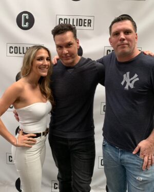 Roxy Striar Instagram - The end of an LA era for @kristianharloff ✌️ being by your side for a decade has been a wild ride. Thank you for everything. From schmoes know movie show to Collider Live to SEN to the big thing to getting me a therapist to being my homie. The east coast just got even cooler. Miss you already man 🫶 see you digitally soon.