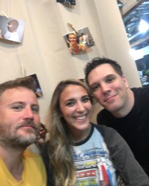 Roxy Striar Instagram - The end of an LA era for @kristianharloff ✌️ being by your side for a decade has been a wild ride. Thank you for everything. From schmoes know movie show to Collider Live to SEN to the big thing to getting me a therapist to being my homie. The east coast just got even cooler. Miss you already man 🫶 see you digitally soon.