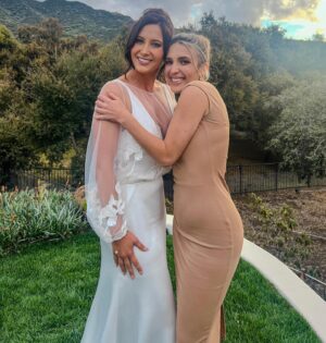 Roxy Striar Instagram - I cried on my way there. I cried the second I saw Sara. I cried during the vows. I cried when Sara’s uncle fulfilled the promise to her dad to be her first dance. I cried during every speech. I cried when it stopped raining for long enough for you to get married outside under the sunshine. I’ve never cried so many happy tears in my life. You dream of the day that your best friend marries someone who texts you this the night before the wedding (last slide). @sarastretton & @jansolo , I love you so much it brings me to tears. Cheers to almost a decade of love, and a lifetime to go. 🥹 see you in a few days for wedding number 2!!!