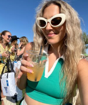 Roxy Striar Instagram - Dear Camp Poosh, do you have an 8 week summer session I can join? ⛺️ fun in the sun   free swag   @anderson._paak performing   permanent jewelry   bomb food trucks   a day trip with @stephsabraw for @whirlgirlswap = a great time. Thank you to @poosh, @alixfeldman & @lemon8us 🙏 #camppoosh #coachella #lemon8us