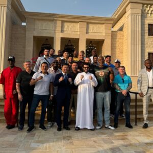 Roy Jones Jr. Instagram - Thank you @turkialalshik for having us for lunch! What an honor to be in the presence of so many boxing and mma legends.