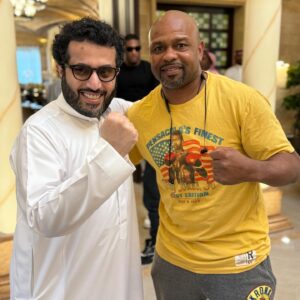 Roy Jones Jr. Instagram - Thank you @turkialalshik for having us for lunch! What an honor to be in the presence of so many boxing and mma legends.