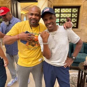 Roy Jones Jr. Instagram - Thank you @turkialalshik for having us for lunch! What an honor to be in the presence of so many boxing and mma legends.