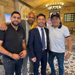 Roy Jones Jr. Instagram - Thank you @turkialalshik for having us for lunch! What an honor to be in the presence of so many boxing and mma legends.