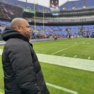 Roy Jones Jr. Instagram - AFC Championship today in Baltimore! Thanks to @obj and the @ravens for the hospitality.