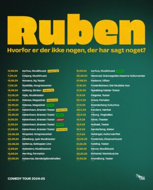 Ruben Søltoft Instagram - ticketmaster er nogle drillepinde