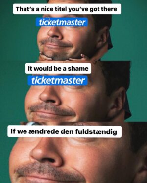 Ruben Søltoft Instagram - ticketmaster er nogle drillepinde