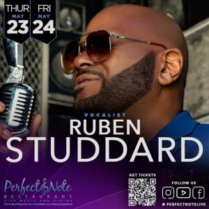 Ruben Studdard Instagram - Come celebrate 20 years of music & live with me at @perfectnotelive!! 🧸🫶🏾
Two shows… only a few tix left!! 🎟‼️