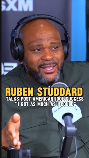 Ruben Studdard Instagram - Celebrating 20 years since his #AmericanIdol win @REALRUBENSTUDDARD shares how #AmericanIdol changed his life 

🔗 in bio for full interview 
🎥 @iamtydavis 

#SwayIntheMorning #SwaysUniverse #RubenStuddard