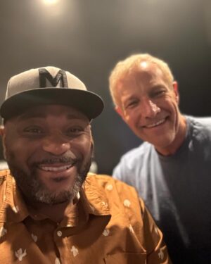 Ruben Studdard Instagram - Can’t wait for you guys to hear what me and the great @therealjimbrickman have cooking for the Holidays!! Thanks @audiostate55 for an amazing recording experience !!