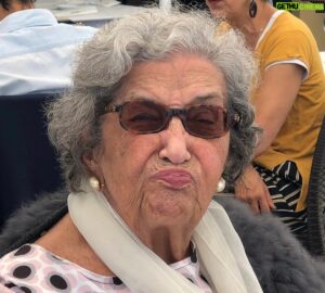 Rui Veloso Instagram - Faria 100 anos hoje. Gosto de a recordar assim,brincalhona e sorridente. 1 ano de saudade. Beijos,mãe.