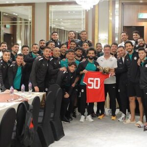 Rui Vitória Instagram - 50 golos pelo Egito. Maior goleador de sempre pelo Liverpool, com 129 golos. Talento, determinação e consistência. 
Parabéns, Mohamed Salah. Não poderíamos deixar passar este momento tão bonito na tua carreira. 
Tem sido um prazer trabalhar contigo. E ainda temos tanto por conquistar… 🏆⚽️🇪🇬

50 goals for Egypt. Greatest scorer ever for Liverpool, with 129 goals. Talent, determination and consistency.
Congratulations Mohamed Salah. We couldn't let this beautiful moment in your career pass.
It's been a pleasure working with you. And we still have so much to conquer... 🏆⚽️🇪🇬

#MoSalah #Salah #Egypt #LFC