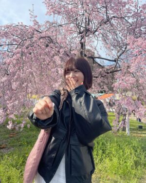 Ruka Kitano Instagram - お花見できた