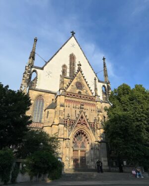 Rusanda Panfili Instagram - Paying our tributes to Joh.Seb.Bach and exploring the beautiful city of Leipzig