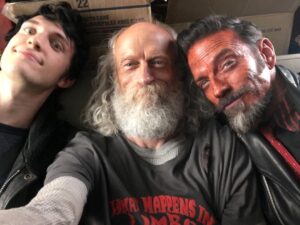 Russell Hodgkinson Instagram - Me and the boys @Znation Season 5 coming Oct 5. @natjohnzang @keithallanduh