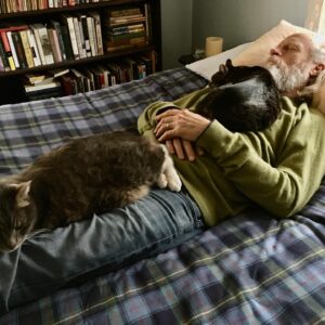 Russell Hodgkinson Instagram - Caught taking a cat nap!