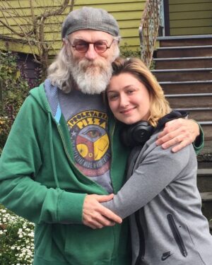 Russell Hodgkinson Instagram - Look who I found roaming the streets of Seattle #Addygirl #Znation