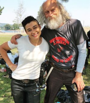 Russell Hodgkinson Instagram - I hope you’re watching #Znation tonight! Katy and I had a blast shooting our bit.