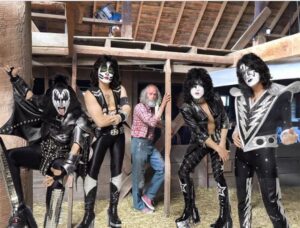 Russell Hodgkinson Instagram - I got into some trouble at the #KISS concert in 1976. This photo is a painful reminder! Who made this? #acidflashback #Live&Learn #Znation #syfy