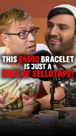 Russell Howard Instagram - This designer bracelet is just a roll of sellotape?!