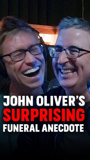 Russell Howard Instagram - John Oliver’s grandad’s funeral could have ended very differently… My brand new podcast ep with John Oliver is out NOW!