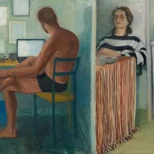 Russell Tovey Instagram - Season 22 begins! 🎨✨ New @TalkArt! We meet artist Nathanaëlle Herbelin @NathanaelleHerbelin to discuss her major solo show in Paris. A constant visitor to the Musée d’Orsay’s collections since childhood, Herbelin has been invited to put her canvases and sources of inspiration into perspective. An heiress to Les Nabis (a group of young French artists active in Paris from 1888 until 1900, who played a large part in the transition from Impressionism), the artist brings their favorite subjects, daily life, domestic interiors and intimacy, up-to-date in resolutely contemporary compositions.

The presentation of her work at the Musée d’Orsay is very much in line with one of the focuses of the museum’s cultural project, which consists of extending “Orsay’s polyphony” to less classical artistic figures, in this case by presenting an emerging artist who has already won considerable critical praise. Her meteoric career since she graduated from the Paris School of Fine Arts less than ten years ago has drawn a great deal of attention and will also provide an opportunity to highlight the Musée d’Orsay’s interest in artists attending the school that is its neighbor, especially the alumni fascinated by its collections.

Herbelin has cited Les Nabis—a group of young painters active in Paris during the late 19th century—as a central influence in her practice. Most notably, she takes inspiration from the stylistic poetry that art historical figures such as Pierre Bonnard applied to domestic scenes.

This modern twist should indisputably be able to resonate with the paintings of Pierre Bonnard, Edouard Vuillard and Felix Vallotton, hung permanently in these galleries, with no conflict or impression of imitation since the world of Nathanaëlle Herbelin remains so sensitive and unique.

🔗 Follow @NathanaelleHerbelin and visit the exhibition until 30th June 2024 in Paris @MuseeOrsay

❤️‍🔥 Big thank you’s to the exhibition’s curator @GausserandNicolas and to her galleries @XavierHufkens and @GalerieJousseEntreprise 🎨🇫🇷 We love her paintings and think you will too #NathanaelleHerbelin