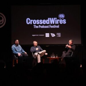 Russell Tovey Instagram - 🎨🌟 New @TalkArt! We meet artist @CorbinShaww, live from the @CrossedWiresFest podcast festival in Sheffield’s City Hall.

#CorbinShaw (b. 1998) is a British artist based in East London, originally from Sheffield. Exploring the complex realm of masculinity and identity through the medium of textiles. Using his upbringing in a South Yorkshire ex-mining town Corbin investigate’s masculinity and how it was defined to him growing up. Breaking stigmas and stereotypes through his re-imagination of masculine ‘icons’ and objects. 

The artist pays homage to the people and places that have shaped his northern identity – the pub, football pitches and boxing gyms. Collaborations include Women’s Aid, BBC Sport & Fred Perry and had cover’s for EXIT, Perfect Magazine and Circle Zero Eight as well as features in The Guardian, The Face, Dazed and Metal Magazine.

Corbin Shaw presented his fourth London solo show ‘Little Dark Age’ at @__incubator__, Marylebone, where he explores modern day Britishness through ancient crafts, exploring what is the meaning of tradition and questioning what it means to be ‘English’ today. 

🔗 Follow @CorbinShaww. Learn more: www.corbinshaw.com 💕 Thank you #Sheffield for being a wonderful live audience #CrossedWiresFest. 

📻🎧 Listen free @applepodcasts @spotify or wherever you get your podcasts!

📸 Corbin portrait by @OliverTruelove. Talk Art portrait by Christine Ting.