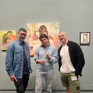 Russell Tovey Instagram - Season 22 begins! 🎨✨ New @TalkArt! We meet artist Nathanaëlle Herbelin @NathanaelleHerbelin to discuss her major solo show in Paris. A constant visitor to the Musée d’Orsay’s collections since childhood, Herbelin has been invited to put her canvases and sources of inspiration into perspective. An heiress to Les Nabis (a group of young French artists active in Paris from 1888 until 1900, who played a large part in the transition from Impressionism), the artist brings their favorite subjects, daily life, domestic interiors and intimacy, up-to-date in resolutely contemporary compositions.

The presentation of her work at the Musée d’Orsay is very much in line with one of the focuses of the museum’s cultural project, which consists of extending “Orsay’s polyphony” to less classical artistic figures, in this case by presenting an emerging artist who has already won considerable critical praise. Her meteoric career since she graduated from the Paris School of Fine Arts less than ten years ago has drawn a great deal of attention and will also provide an opportunity to highlight the Musée d’Orsay’s interest in artists attending the school that is its neighbor, especially the alumni fascinated by its collections.

Herbelin has cited Les Nabis—a group of young painters active in Paris during the late 19th century—as a central influence in her practice. Most notably, she takes inspiration from the stylistic poetry that art historical figures such as Pierre Bonnard applied to domestic scenes.

This modern twist should indisputably be able to resonate with the paintings of Pierre Bonnard, Edouard Vuillard and Felix Vallotton, hung permanently in these galleries, with no conflict or impression of imitation since the world of Nathanaëlle Herbelin remains so sensitive and unique.

🔗 Follow @NathanaelleHerbelin and visit the exhibition until 30th June 2024 in Paris @MuseeOrsay

❤️‍🔥 Big thank you’s to the exhibition’s curator @GausserandNicolas and to her galleries @XavierHufkens and @GalerieJousseEntreprise 🎨🇫🇷 We love her paintings and think you will too #NathanaelleHerbelin