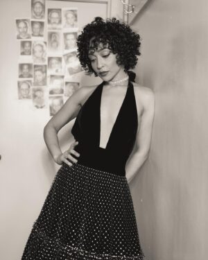 Ruth Negga Instagram - Cannot believe it’s the last weekend of @macbethbway! Thanks @thedenisestephanie for making my dressing room look the nicest it’s ever been for @voguemagazine ♥️
