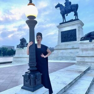 Ruthie Ann Miles Instagram - HUGE THANK YOUs to the small group of magic makers who made this Memorial Day as meaningful and special as it was fun and, well, memorable. It was a privilege to sing our National Anthem once again at our Nation's Capitol for @pbs. 

In this @memdaypbs program we celebrated and remembered our military service men and women & their families for their sacrifice and commitment to serve our country in fighting for our freedom, both domestic & abroad. We paid special tribute to and mourned with our Gold Star Families, who paid the ultimate price for our freedom. What an honor and privilege to sing for them. 

I had the special honor of singing to and for fellow Kama'aina, Vietnam War Veteran and Gold Star Father Sergeant Allen Hoe and his living son Sergeant Nakoa Hoe, as we remembered their fallen son/brother, Army 1st Lieutenant Nainoa Hoe. It was a very emotional evening for us all. 

Thank you again, everyone. @fogelsean, @michaelcarney @dustinflores and SAMMY RATELLE I really could not have done the weekend without you! 

Fashion Direction by @sammyratelle 
Hair and Make-Up by @alipohanka 
Wearing @bibhumohapatra 
Fine Jewelry by @andreolifinejewelry 

Special thank you to @zarazaman for extra care and guidance, and to @kahulalea for the gorgeous Keala Quilt Hawai'i inspired gold dress~