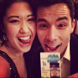 Ruthie Ann Miles Instagram - Part Nine. 

And Peanut Butter Co! Remember the massive amounts of PBC we’d receive bc the owner loved our show? I mean boxes and boxes, hundreds of bottles over the months. 

Oh man, every year Craig and MuTTT made us the coolest shirts, Team Sound. Craig said he had to photoshop Imelda&my faces together? And then impose it…something about copyright?  I dunno, so cool. 

Abby was nonplussed about my face in the subway. But she was SO excited when Uncle Jose or Uncle Conrad’s faces were on mailers. 

You know, I was actually auditioning for Estrella! Even thru the dance calls I was in for Estrella. But they asked me to learn Imelda’s WholeMan (as a monologue!) & one of her songs. In the hallway, 20 minutes or whenever I was ready. 

DB said he’d envisioned HLL being a concert & not necessarily to be sung 8x/week. (He laughed about it but) Conrad & I looked at each other like, ‘oh, that’s why.’ Ninoy sang for the high heavens & Imelda was in something like 20 songs. I suppose I should count again. Nearly every song. 

Oskar Eustis is a brilliant dramaturge. 
He saw things we didn’t see.
He came upstairs often. Always so encouraging and empowering. Cutting & adding things left & right.  It didn’t make sense to me but we were always better off for it. The sculpture of HLL as we know it is largely due to Oskar’s eye. 

Years later, Jose & I were running thru an airport, one departing, one arriving, and ran to each other from opposite directions. We were on the phone as we ran to find each other. We finally found each other. Collided….. in front of Gate37. I kid you not. 

Unrelated: Karaoke is not a Filipino invention. It’s Japanese, and it means “without-orchestra”: Kara-Oche. But it served, so maybe it’s not important.