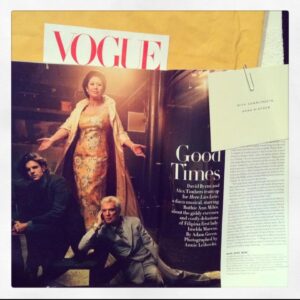 Ruthie Ann Miles Instagram - Part Five. 

When I was 2 weeks postpartum Clint called to say I’d be wearing a bathing suit.
Abby was just over a month old when we started rehearsals at the Public - incidentally the same month when we shot Annie Leibovitz’ Vogue piece. And NYMag. I was so bloated and full to bursting. 

I could barely walk to the subway. I cried so much, so often. Everything hurt. (I cursed Korins’ Hypnobirthing.) 

The worst was I was barely sleeping. I pumped milk every two hours in the bathroom where everyone did their business b/c there was no open dressing room yet. Eventually one opened up & I brought in a playpen so Abby could nap & spend her days with me. It was the greatest, greatest gift. 

From utero she knew the songs. She sang them, danced to them, played them on piano (and xylophone. Don’t gift toddlers xylophones), sometimes even let me harmonize with her. 
SevenYears was her midnight bathroom lullaby. She watched anything where David was dancing. (She loved his music, but mostly his dancing.) I have more videos than I care to count of Abby singing our songs - because she listened to the show every day thru the monitors. In her bones. 

Between shows George and Jeigh zoomed her around in laundry baskets. Airplanes. Rollercoasters.  We ate a lot of Library fries. I put too much Oregano Oil into Conrad’s mouth. Sorry about that. 

Justin told me stories about Sharon Jones.

Every professional or production photo was taken  when I was within 100 days of giving birth. Posterity photos are forever. I’ve learned to be less critical of them, but my vanity does sometimes makes me look away.
