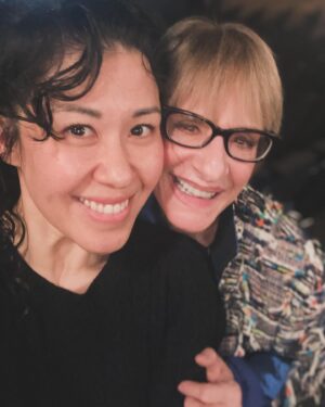 Ruthie Ann Miles Instagram - Queen LuPone came to visit today. She left her DNA on my hand & I will not be showering for some time. 
She looked in my eyes & I knew she knew. 😭
So gracious, so kind, and down to earth. I’m beside myself.
Do meet your heroes. 
(But don’t meat ‘em.)