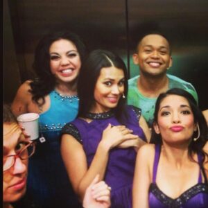 Ruthie Ann Miles Instagram - Part Four. 

I became friends with some of my favorite people in the world. Renee's dad became our cast mascot, to be rivaled only by Abby almost a year later. Maria-Christina signed my name at the stage door & at restaurants.. because...they couldn't tell us apart... But we didn't mind.

George’s #backting monologue from Act1/BlackBox deserves its own reel. It’s long. And hysterical. With permission, think I will.

WHO SAID “and if I bang my head on the WAFFLE IRON.” Nathaniel & George I’m looking at you. 
Reader, I SANG THAT IN A SHOW!!!! 
It’s supposed to be “bang my head on the wall for hours.”

And don’t get me started on MCOs “cheesy sleep affair.”

My 30th Birthday was OpeningNight at the LuEsther 1.0. Everyone sang me the song. Oskar gave a speech. 
An Opening Night Birthday Party. 

They served cake with the champagne. I don’t remember why I passed. I’m still picky about frosting. 

.