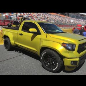 Rutledge Wood Instagram - Boy, do I miss this one. I built this Supercharged @toyotausa @toyotaracing with my friend Paul @pauld2014 with the idea of taking it on the @hotrodmagazine Power Tour, and showing people how exciting and fun a Toyota could be. I found it beat up and needing some love behind the old Toyota building in Torrence, and we brought this thing back to life! Complete 2016 front end conversion & TRD PRO bed from a double cab Tundra. The RCSB (regular can short bed) Tundra’s are pretty rare, especially in a RWD setup with the 5.7 iForce V8. Randy @kenwoodrodshop_official helped me make this monster roar! @magnaflow custom exhaust helping that @magnusonsuperchargers breathe, big @odysseybattery to power it, @continental_tire ‘s brother brand, @general_tire Grabber’s, widebody by @hiro20p and that awesome trike by @sfdindustries ! Loved this one, and then sold it to build the 4 Door purple truck, we called The Fundra after that. It went to @joeylogano who loved it, and then traded it to his dad for a vintage Vette, and I think @streetsideclassics sold it to a guy who I think is in Canada. Definitely a truck I wish I still had ❤️ Proud #ToyotaPartner #HRPT