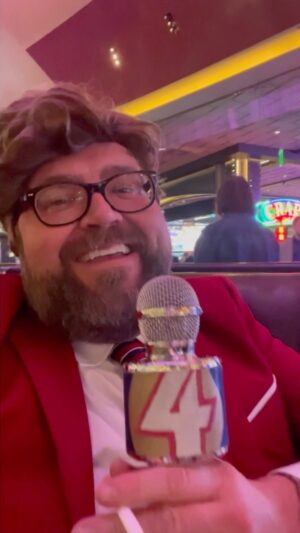 Rutledge Wood Instagram - HEY EVERYONE…come see how good we look! News Team, Assemble ! Sharp broadcast…everyone on the floor too.