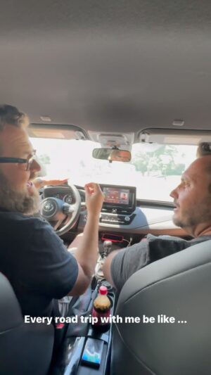 Rutledge Wood Instagram - Road trip! This is what the #HRPT24 with @eversley & I & @continental_tire is like! Thanks @lukebryan for the inspiration! Thanks for the camera work @cgflannagan @toyotausa @toyotaracing Proud #ToyotaPartner