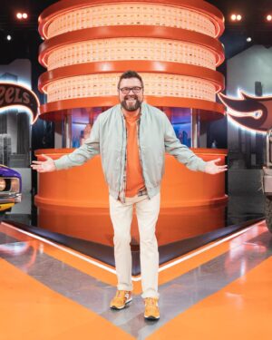 Rutledge Wood Instagram - Get ready ! We’re coming in HOT for part 1 of the 2 part finale of #NBCHotWheels :Ultimate Challenge ! Which 3 rides will make it through ??? Tune in to @nbc or @peacock tomorrow ! Let’s do this @jaylenosgarage @wuhou @hertlife @delshk @hotwheelsofficial
