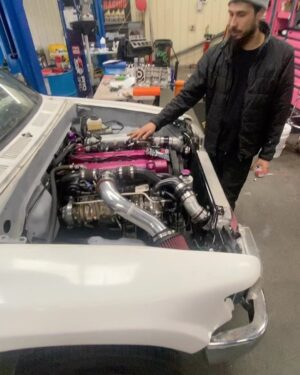 Rutledge Wood Instagram - Allow me to sing the song of my people!! Custom @magnaflow exhaust built by the amazing team @koruworks on my @toyotausa @toyotaracing Project #DriftTruck ! Up next is Tuning, then we’re getting this bad boy painted!! I can’t wait to go rip it up in this thing! Thanks @cerebralnebula @gregg.bucell @frankenbingus ! @odysseybattery @konigwheelsusa Proud #ToyotaPartner