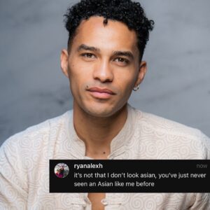 Ryan Alexander Holmes Instagram - why representation matters
📸: @thisisge 
.
.
.
.
#blasian #mixed #multicultural #multiculturalism #representation #diversity #dei