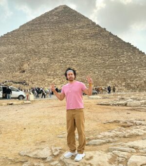 Ryan Bergara Instagram - Finally got my peepers on them pyramids