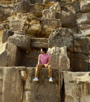 Ryan Bergara Instagram - Finally got my peepers on them pyramids