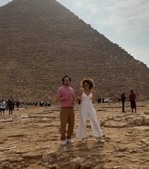 Ryan Bergara Instagram - Finally got my peepers on them pyramids