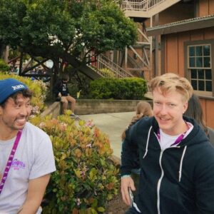 Ryan Bergara Instagram - The boysenboy returns to the boysenberry fest. Thanks @knottsberryfarm for having me out as always! And also for letting me check out the brand new @knottshotel, it looks great!