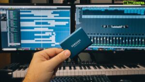 Ryan Connolly Instagram - I’ve been toying around composing for a few years now - I have the program on my laptop and desktop, so I need to keep all my VSTs on a drive that I can carry around with me… Which doesn’t always workout great because those files can get pretty heavy. Recently I’ve been testing it out with the T5 that @SamsungMemory sent me. This thing’s transfer speeds are insane (6GB in 10 second) Everything has been flowing like butter now. 
GIVEAWAY!
I’ve also partnered with Samsung to give away one of these PSSD T5! To enter, tag three friends in the comments and check out @SamsungMemory. Winner
will be chosen randomly and announced in my Instagram story on August 31st. 
#SamsungMemory #SamsungT5 #PortablePerformance #GoFurther #ad