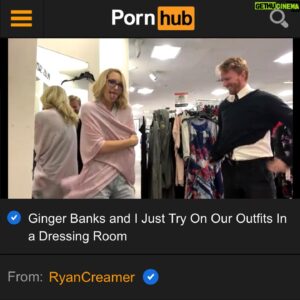 Ryan Creamer Instagram - dressing rooms are for clothes