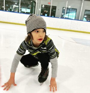 Ryan Dorsey Instagram - Took the Little Man Of Steel to the gym 
 #Superman #Saturday
🦸‍♂️
Couldn’t find a phone booth to change.
💪
“What’s a phone booth, Dad?” 😂
So we learned something today.
😂
Ice skating skills trending⬆️!
#dccomics #dadlife #dadlifeclub #marchmadness